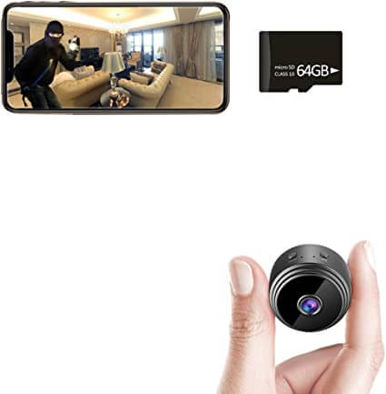 AREBI 64GB Hidden Cameras for Home Security