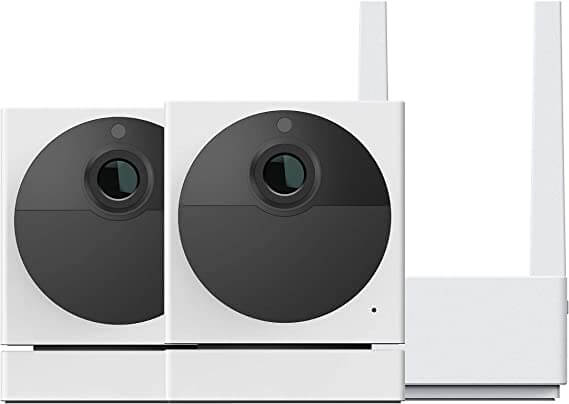 WYZE Cam Outdoor Security Camera Bundle (Includes Base Station and